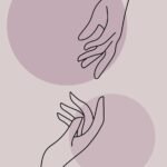 Two hands reaching out to each other depicting therapy for relationships, interpersonal difficulties and self-worth.